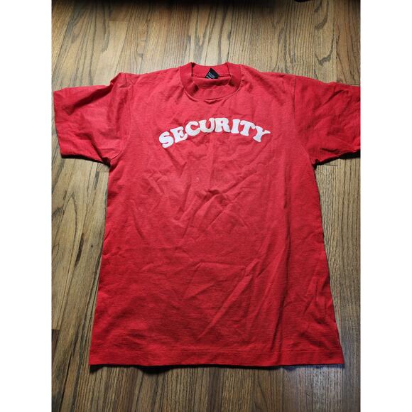 Screen Stars Best Other - vintage Screen Stars Best T-shirt "Security"